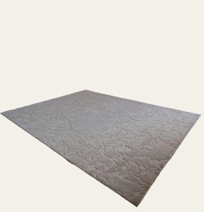 Melbourne Carpet -  Hand Carded Semi-Worsted New Zealand Wool and Bamboo Silk - Zuma UAE 
