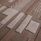 Louis (Brown) Carpet - Hand Carded Semi worsted New Zealand Wool, New Zealand and Polished Cotton Silk - Zuma UAE