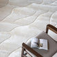 Dunes (Ivory) Carpet And Rugs - Hand-tufted in Bamboo Silk and Hand Carded Semi-Worsted New Zealand Wool - Zuma UAE