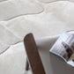 2.5*3.5m Dunes (Ivory) Carpet And Rugs - Hand-tufted in Bamboo Silk and Hand Carded Semi-Worsted New Zealand Wool - Zuma UAE