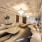 4*6m Saadiyat (Ink) Carpet - Hand Carded Semi Worsted New Zealand Wool and Bamboo Silk - Zuma UAE