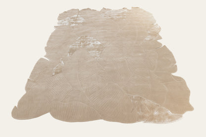 Leaves a Mark II Carpet - Hand tufted Bamboo Silk New Zealand Wool - Zuma UAE