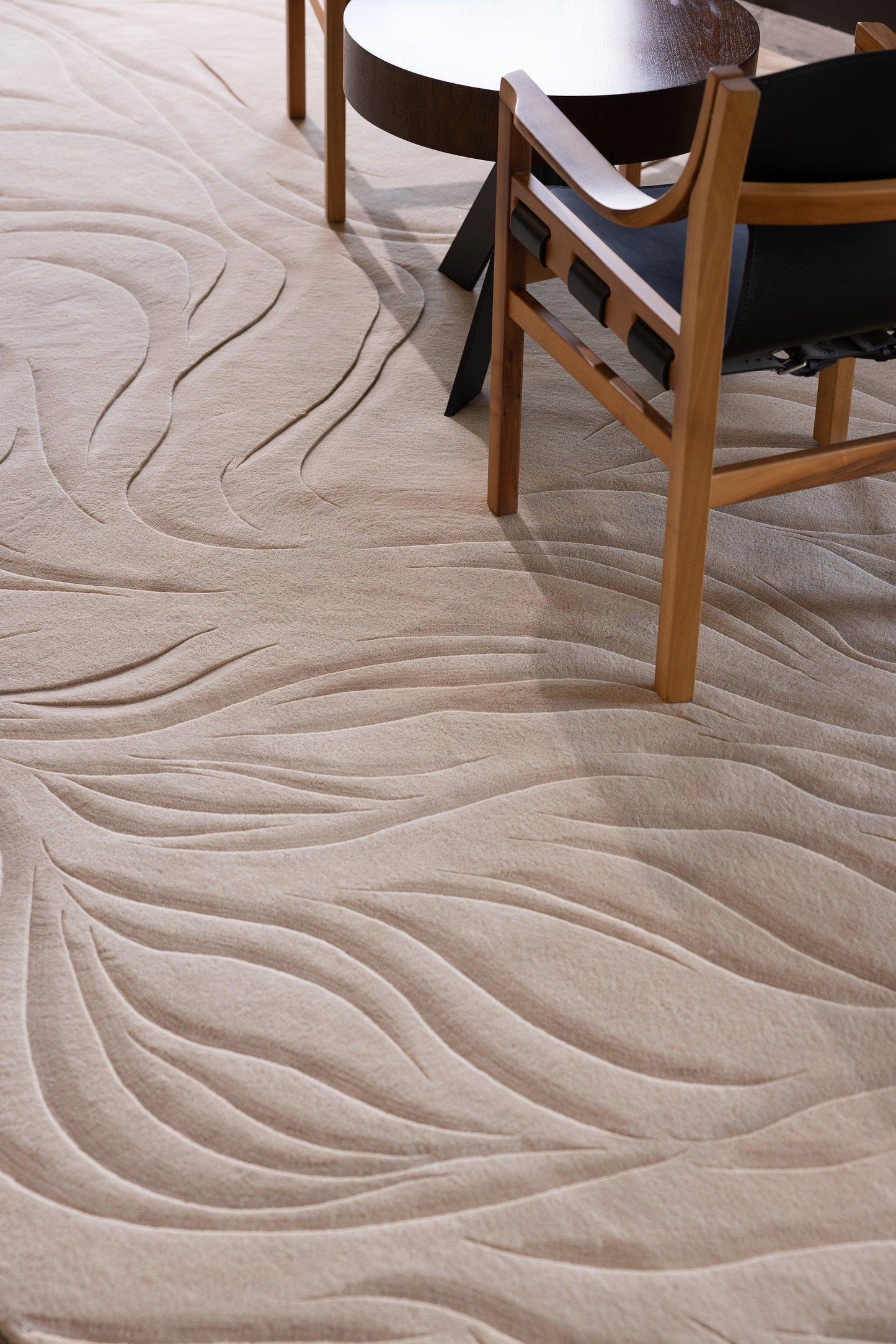 4*6m Wabi-Oak Carpet - 100% Hand Carded Semi-Worsted - Zuma UAE