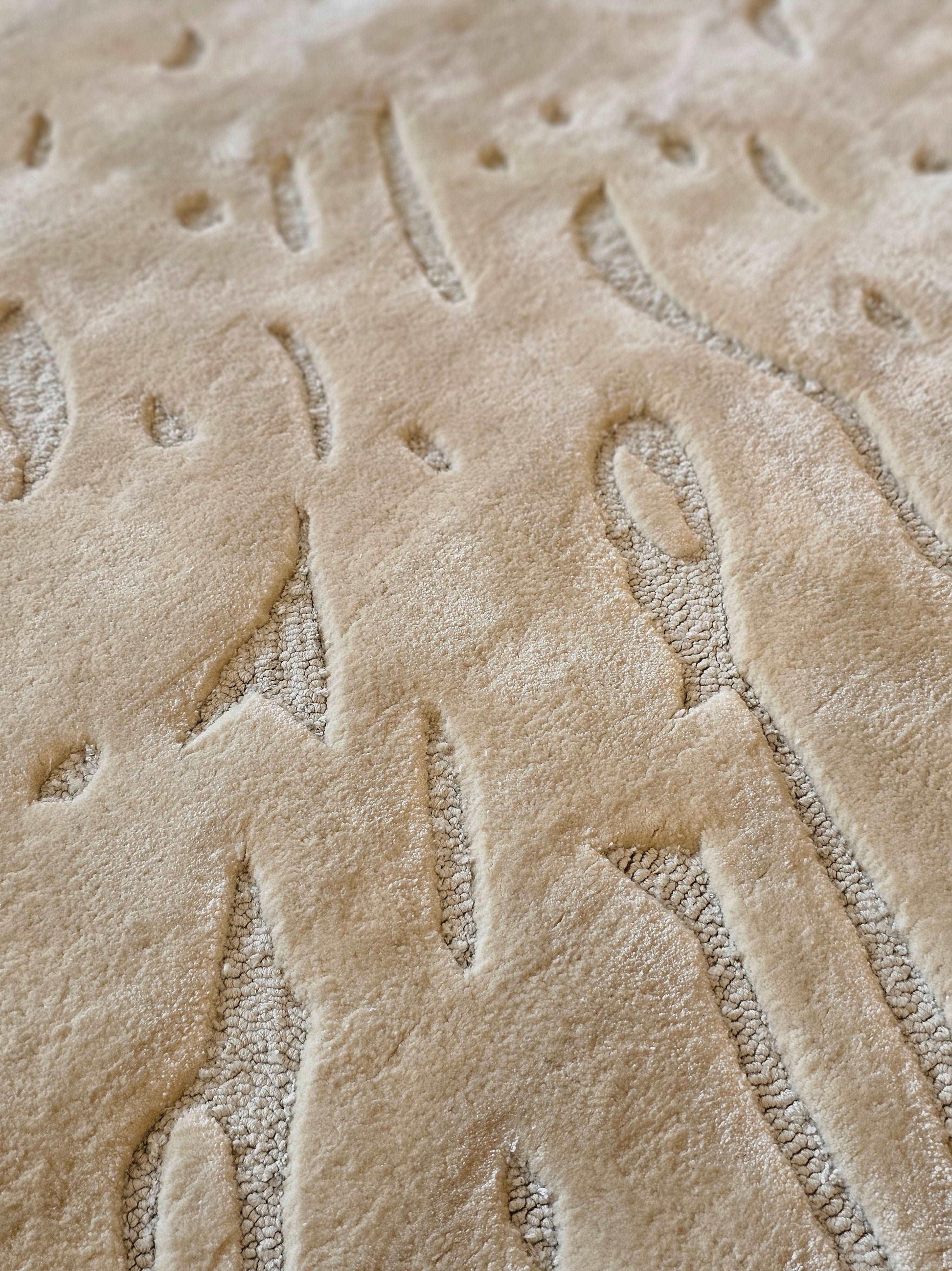 2.5*3.5m Loop Splatter 2.0 (Ivory) Carpet Online - Cotton Silk - Zuma UAE 