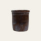 Dark Mocha Earth Glaze Rustic Crock – 30x30 cm