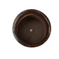 Dark Mocha Earth Glaze Rustic Crock – 30x30 cm