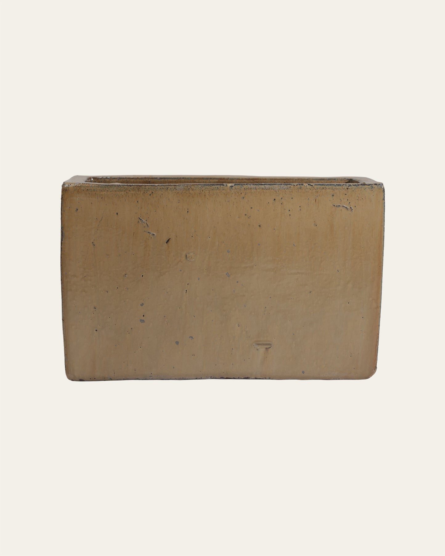 Desert Sand Stone Glaze Textured Planter Box – 37x60 cm