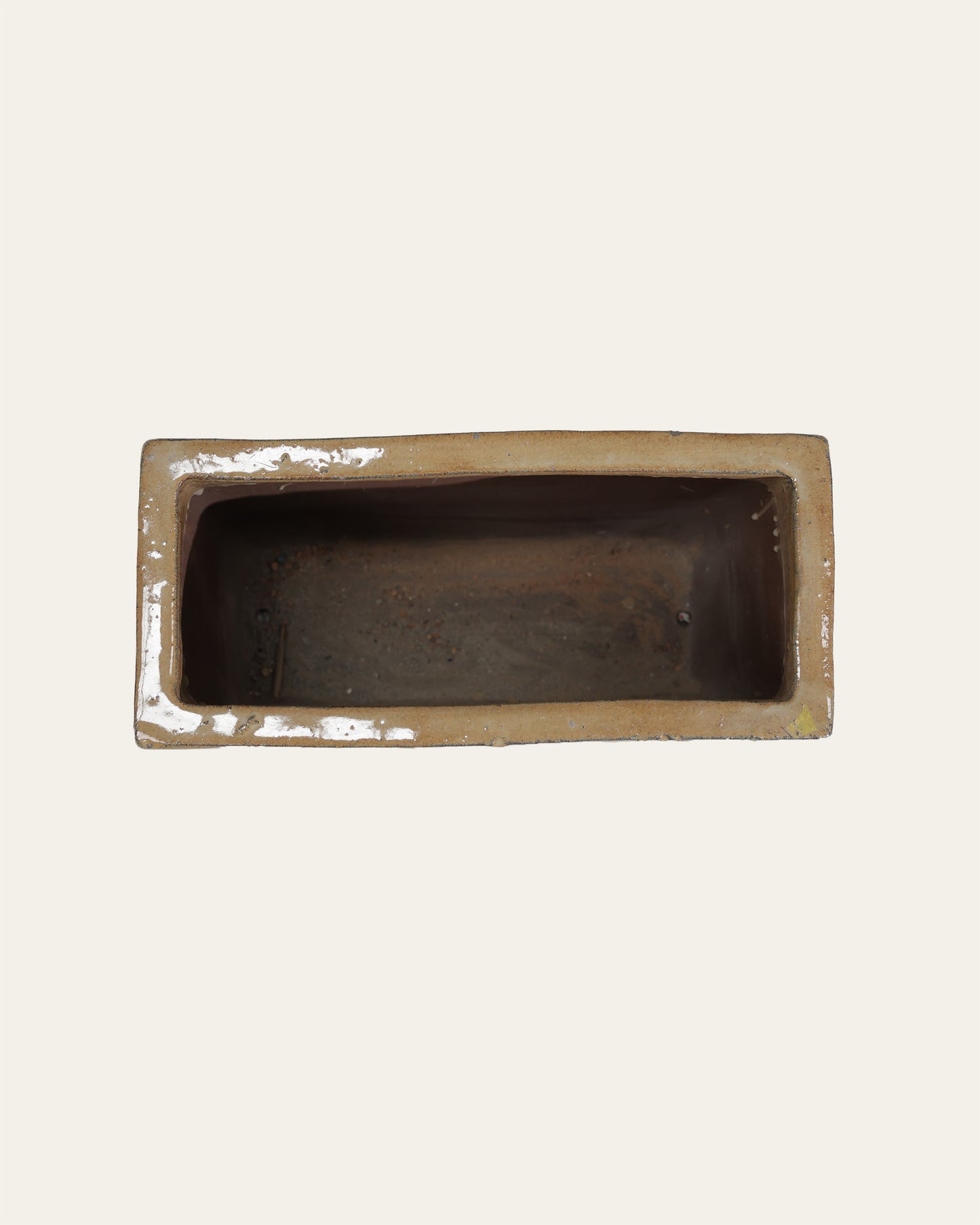 Desert Sand Stone Glaze Textured Planter Box – 37x60 cm