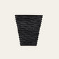 Midnight Black Ripple Glaze Textured Vase – 50cm & 60cm