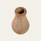 Ancient rust moon glaze Textured Vase - 20x34 cm