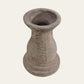Ancient Stone Matte Carved Double Opening Ceramic Vase – 38cm & 58cm