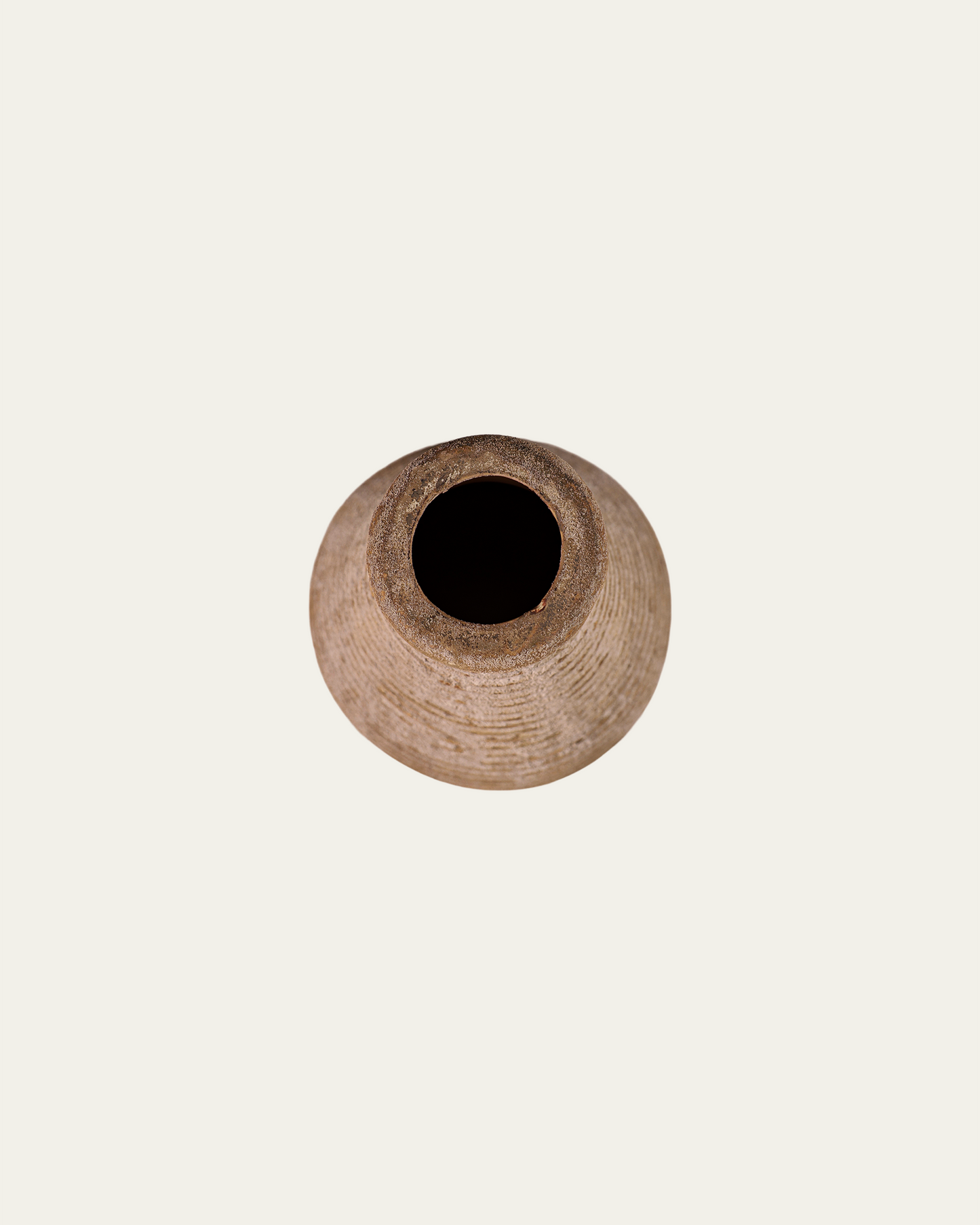Ancient rust moon glaze Textured Vase - 20x34 cm