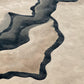 3*4m Saadiyat (Aqua) Carpet - Hand Carded Semi Worsted New Zealand Wool and Bamboo Silk - Zuma UAE