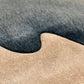 Saadiyat (Aqua) Carpet - Hand Carded Semi Worsted New Zealand Wool and Bamboo Silk - Zuma UAE