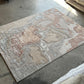 4*6m Oil Spill (Coral) Carpet - New Zealand Wool and Polished Cotton Silk - Zuma UAE