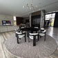 5m Silk Splatter Round (Taupe) Carpet - Zuma UAE