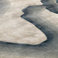 3*4m Saadiyat (Aqua) Carpet - Hand Carded Semi Worsted New Zealand Wool and Bamboo Silk - Zuma UAE