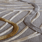 Silk Ribbon Gold Carpet - Semi-worsted New Zealand Wool and Cotton Silk - Zuma UAE