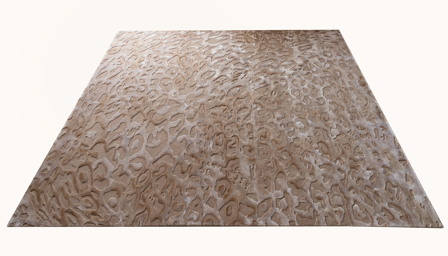 Jawai Carpet - 100% Semi-Worsted New Zealand Wool and Tencel - Zuma UAE