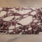 Arabescato (Wine) Carpet - Hand Carded Semi-Worsted New Zealand Wool and Bamboo Silk - Zuma UAE