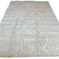 Bohemian White Carpet - Hand Carded Semi-Worsted New Zealand Wool - Zuma UAE