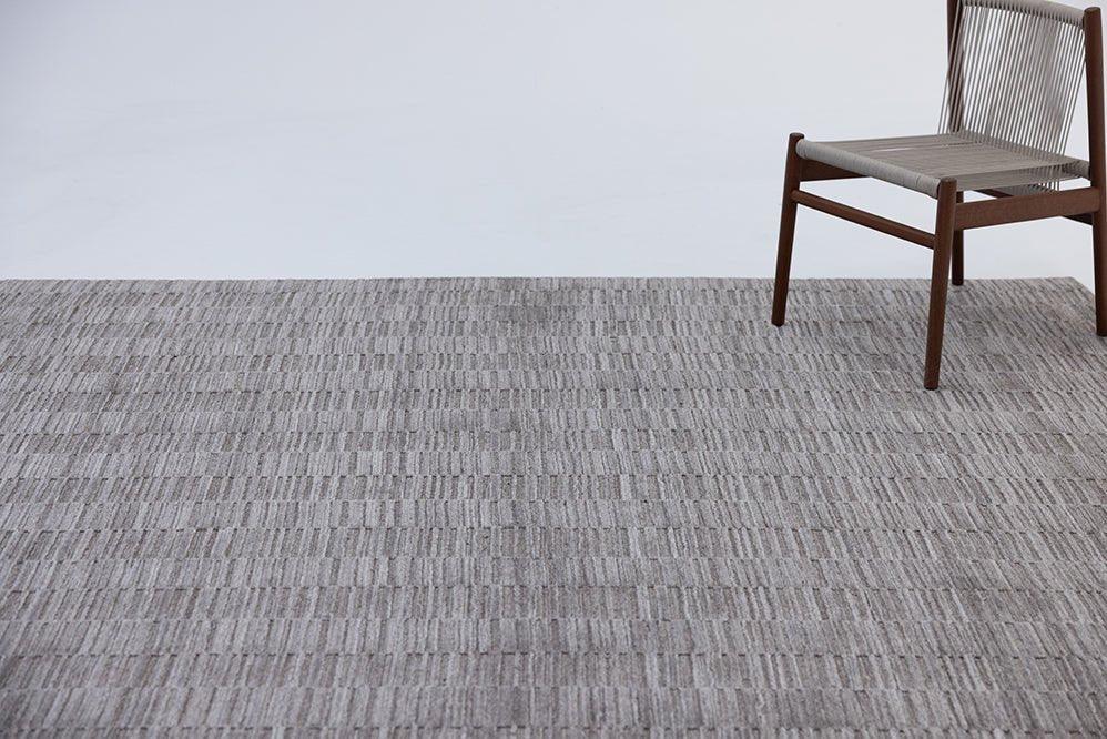 Brimsley (Grey) Carpet -  Faux Silk & Wool - Zuma UAE